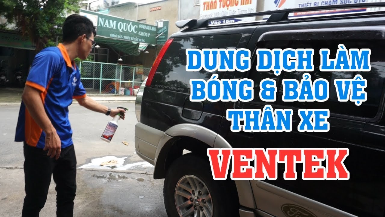 Dung dịch bóng sơn và bảo vệ thân xe Ventek 5 lít 14