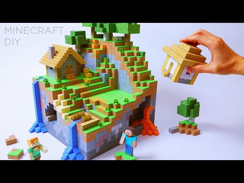 Magnetic Papercraft / Minecraft Village