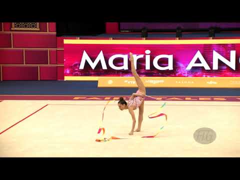 ANO BACA Maria (ESP) - 2019 Rhythmic Worlds, Baku (AZE) - Qualifications Ribbon