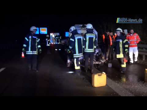 Rhein-Pfalz-Kreis Unfall A65 Ausfahrt B9 Mutterstadt / Maudach