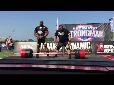New World Record Double Deadlift by Eddie Hall & Mark Felix 850kg!! Worlds Strongest Man