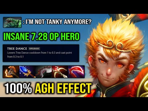 How to Build Monkey King Hard Carry in 7.28 Like a 10K MMR with Amazing 1K GPM + Full Aghanim Effect
