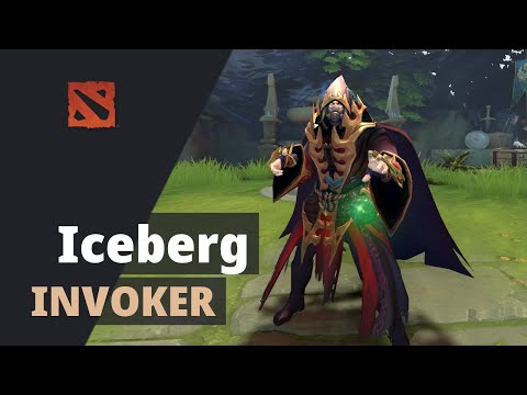 Iceberg plays Invoker Dota 2 Full Game