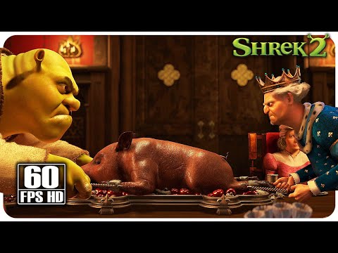 Shrek 2 (2004) | Escena de la Cena Familiar | [Full HD / 60FPS] LAT