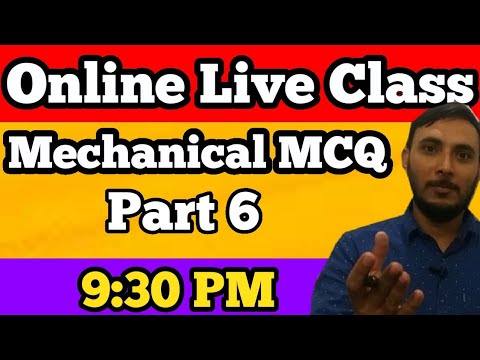 SSC JE Mechanical MCQ Part 1