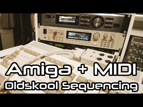 Amiga / OctaMED MIDI: Making Oldskool UK Piano House Walkthrough (S3000XL, Integra 7, V-Synth)