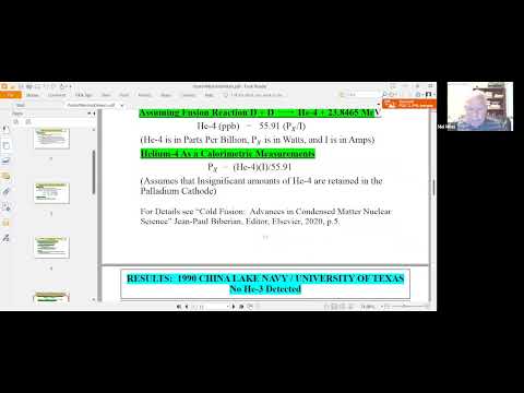 Melvin Miles - Poster Video - The First Cold Fusion Experiments Reporting the Correlation Between...