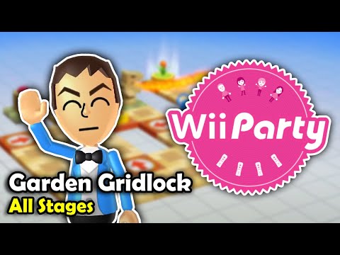 Wii Party - Garden Gridlock (All Stages, Full Guide)