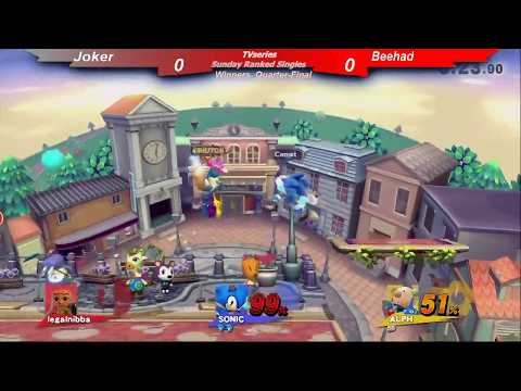 TVSeries_SSBTournament - Beehad (pikmin&Alph) Vs Joker(sonic)