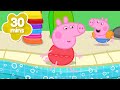 Peppa Im Regenbogen Wasserpark Verrückte Rutschen 🛝 30 Minuten Peppa Pig Deutsch