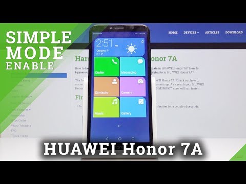 How to Enable Simple Mode in Honor 7A – Minimalistic Mode