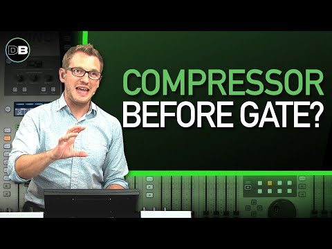 Using the Compressor Before Gate on the Behringer Wing - Sounds great on Toms!