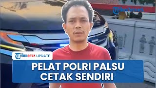 Viral Sopir Mobil Pajero Arogan Pakai Strobo Ternyata Pakai Pelat Palsu, Polisi Tangkap Pelaku