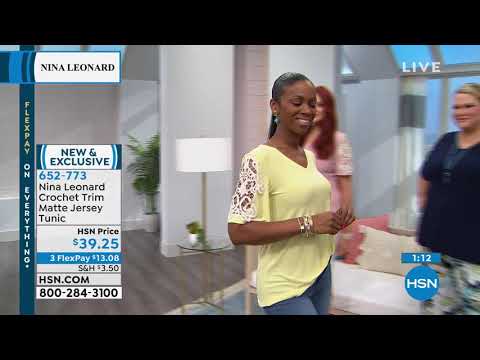 HSN | Nina Leonard Fashions 06.11.2019 - 06 AM