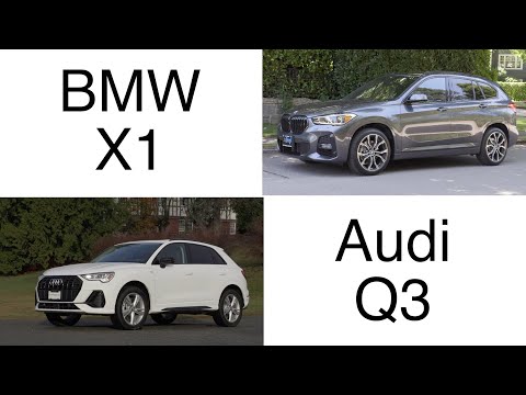 BMW X1 VS Audi Q3 comparison // Premium small SUV battle