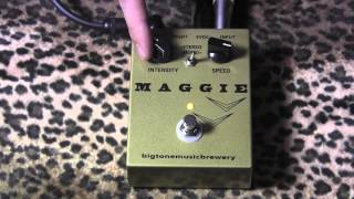 Big Tone Music Brewery MAGGIE True Stereo Vibrato pedal demo