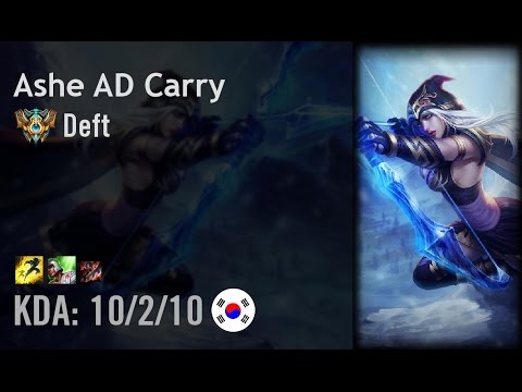 Ashe AD Carry vs Sivir - Deft - KR Challenger Path 6.5