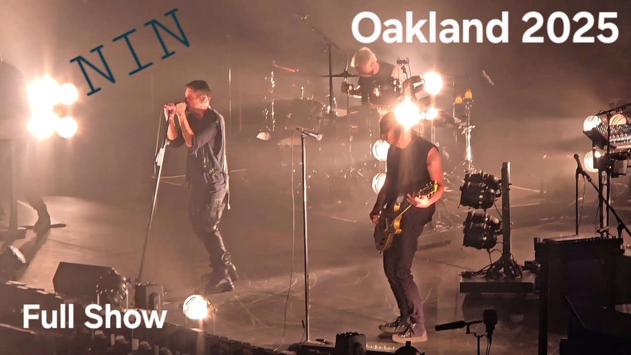 Nine Inch Nails Live Full Show Oakland 2025 - YouTube