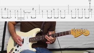 Deep Purple - Strange kind of woman guitar solo lesson