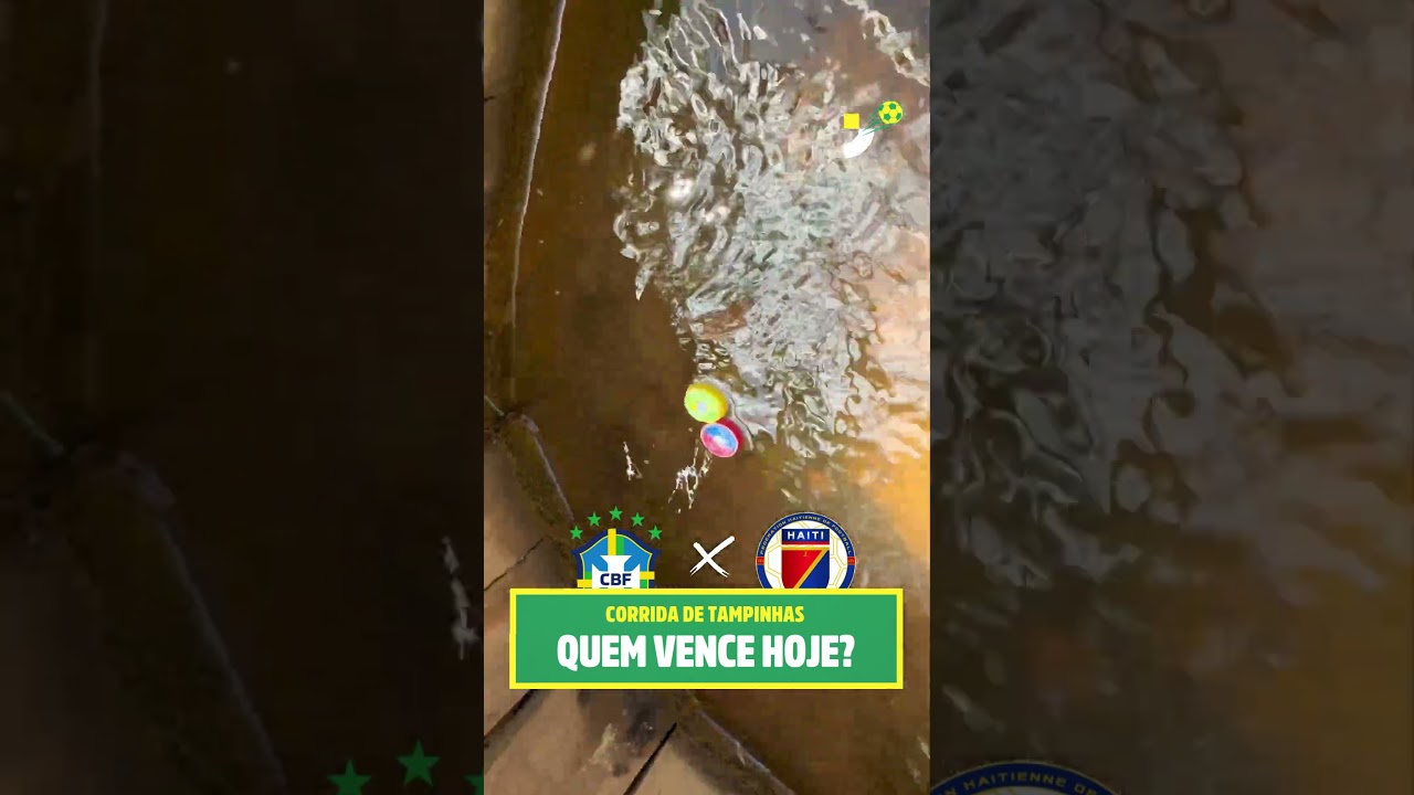 Imagem da notícia Brasil x Haiti: Corrida de Tampinhas tenta adivinhar o resultado na Copa do Mundo
