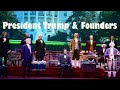 President Trump With 44 Presidents Of The United States The Hall Of Presidents At Magic Kingdom