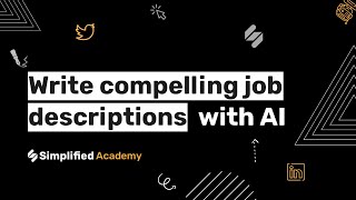 Write compelling job descriptions with AI