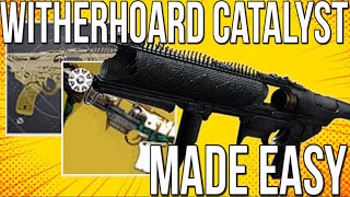 HOW TO GET WITHERHOARD CATALYST IN 2022!!! FAST & EASY BANK JOB CATALYST QUEST GUIDE! [DESTINY 2]