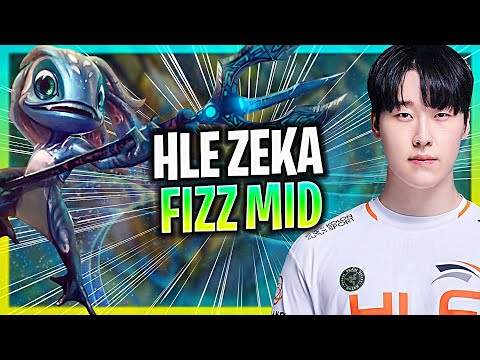 WHEN HLE ZEKA PLAYS FIZZ MID vs ZED!