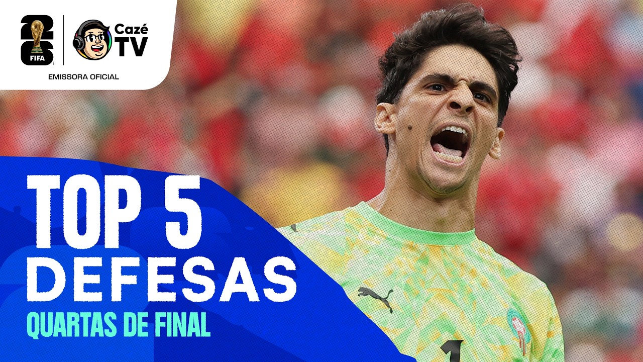 AS 5 DEFESAS MAIS INCRÍVEIS DAS QUARTAS DE FINAL DA COPA DO MUNDO FIFA™ 2026