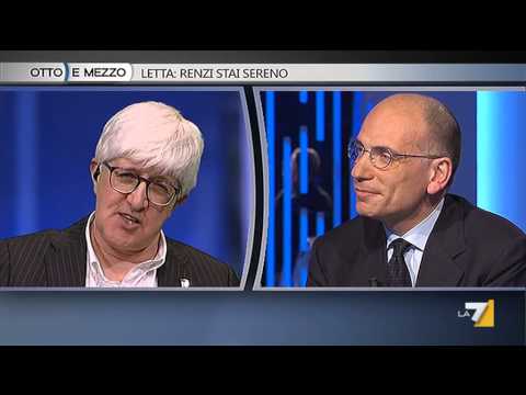Otto e mezzo - Letta: Renzi stai sereno (Puntata 27/04/2015)