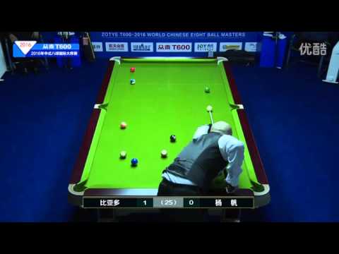 Yang Fan VS Carlo Biado - 2016 World Chinese 8 Ball Masters
