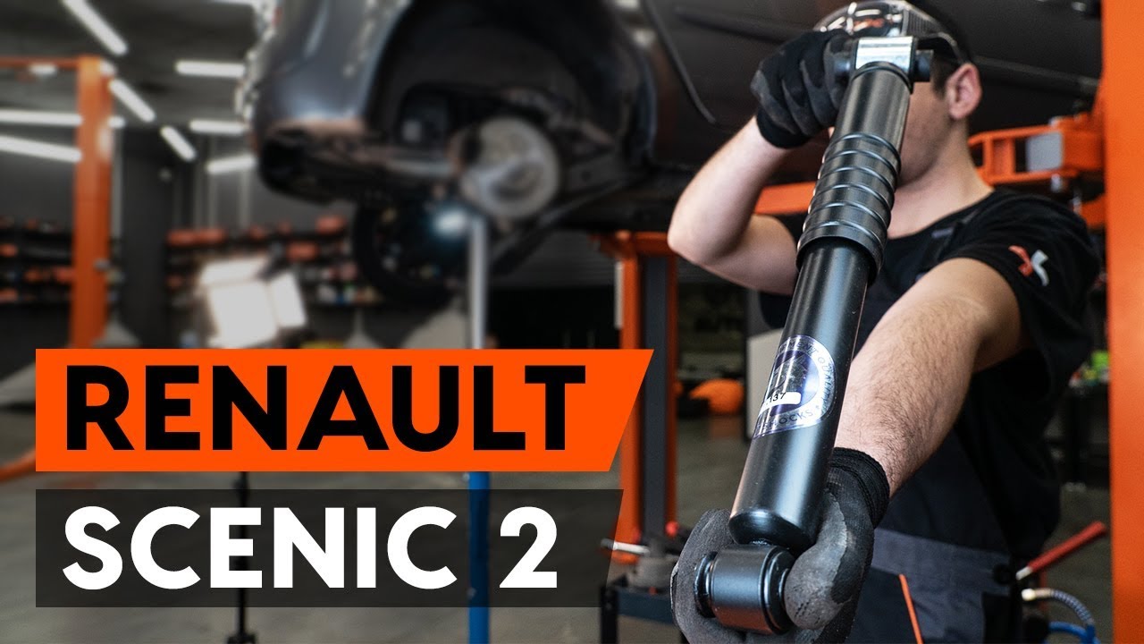 Kuidas vahetada Renault Scenic 2 taga-amortisaatorite – õpetus