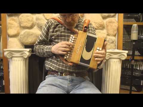 CASTLIL218GCCW - Cherry Castagnari Lilly Diatonic Button Accordion GC M 21 8 $1999