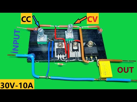 Prąd i napięcie Regulowany zasilacz 0-30v 10A / tryb stałego prądu i napięcia