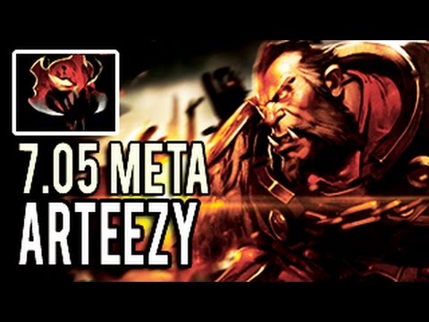 Lycan Madness is Back ! 7.05 Meta by Arteezy Machine Gun Gameplay Dota 2