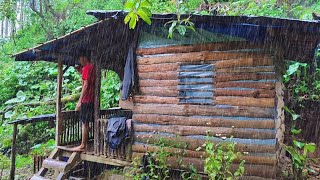 Download lagu Bertahan Hidup Di Hutan - Mengurus Kebun Kopi Menanam Pohon Pisang - Di Guyur Hujan Deras  mp3