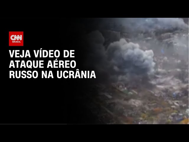 Rússia divulga vídeo de ataque aéreo em vila na Ucrânia | CNN BRASIL