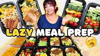 Lazy AF Vegan MEAL PREP (High Protein Meals)