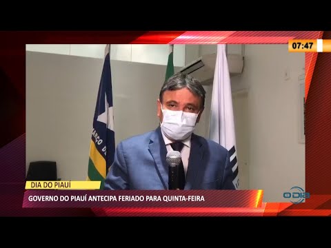 Governo do Piauí antecipa feriado do Estado para Quinta (18) 16 03 2021