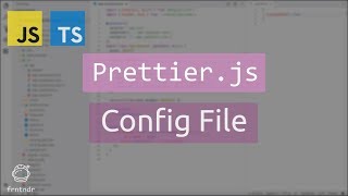 Prettier Options using Config File