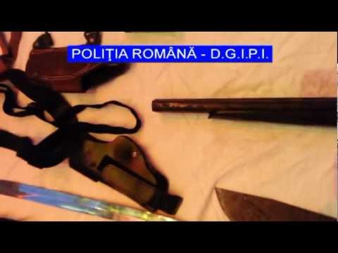 Arsenal descoperit in casa unui doljean din Salcuta - Dolj