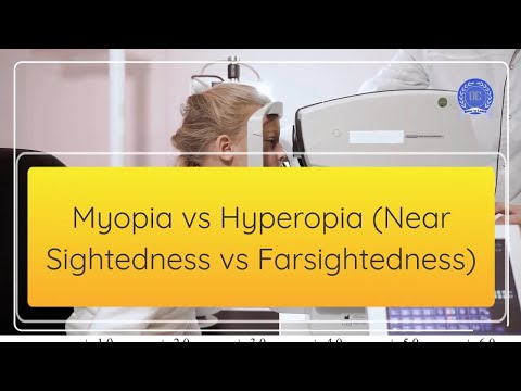 Myopia vs Hypermetropia (Nearsightedness vs Farsightedness)