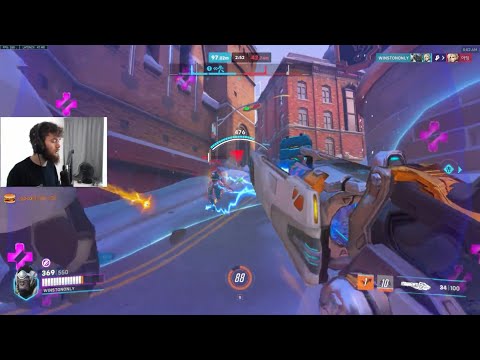 Overwatch 2 Dafran Dominates Whole Enemy Team As Winston -Road To Top 500-