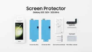 Originele Samsung Galaxy S23 Plus Screen Protector Folie (2-Pack) Screen Protectors
