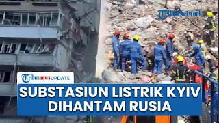 Serangan Rusia Rusak Substasiun dan Jaringan Listrik Tegangan Tinggi di Kyiv, Infrastruktur Hancur
