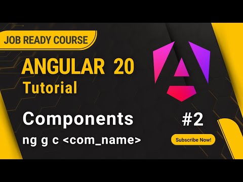 Angular 20 Tutorial for Beginners | What is component in angular | #2