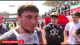 В Грозном прошел забег в рамках Всероссийской акции "Волонтерский космический забег"