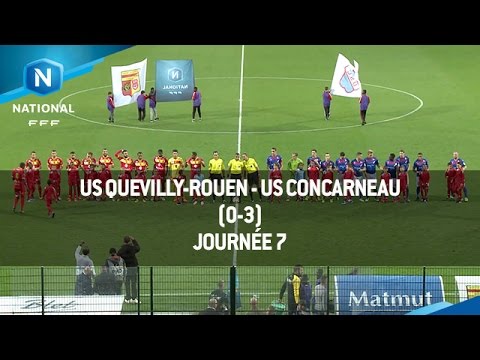 J7 : US Quevilly-Rouen - US Concarneau (0-3), le résumé