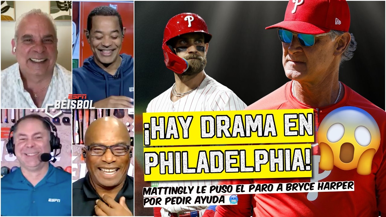 Bryce Harper SE EQUIVOCA en PEDIR AYUDA en PÚBLICO. Mattingly HIZO bien en REGAÑARLO | ESPN Béisbol