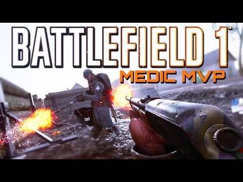Battlefield 1: Medic in the Mist! 44 Kills MVP (PS4 Pro Multiplayer Gameplay)